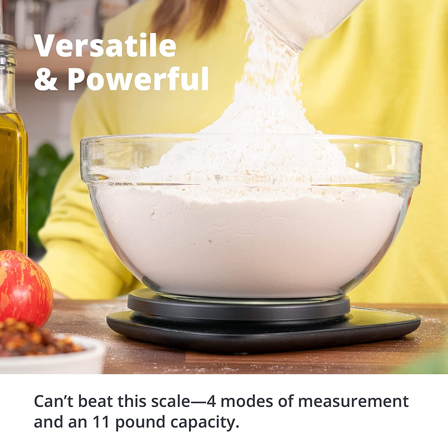 Premium Baking Scale - Ultra Accurate, Digital Kitchen Scale | Prep Baked Goods, Weigh Food and Coffee, or Use for Meal Prep | Four Units of Measurement | Designed in St. Louis