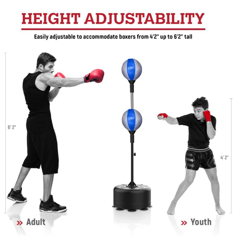 Cobra Reflex Bag for Boxing Training, Punching Bag for Adults and Teens, Fast Action Rebound